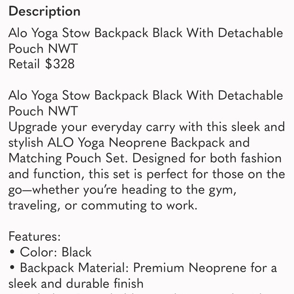 ✨ALO Backpack ✨ - Picture 4 of 8